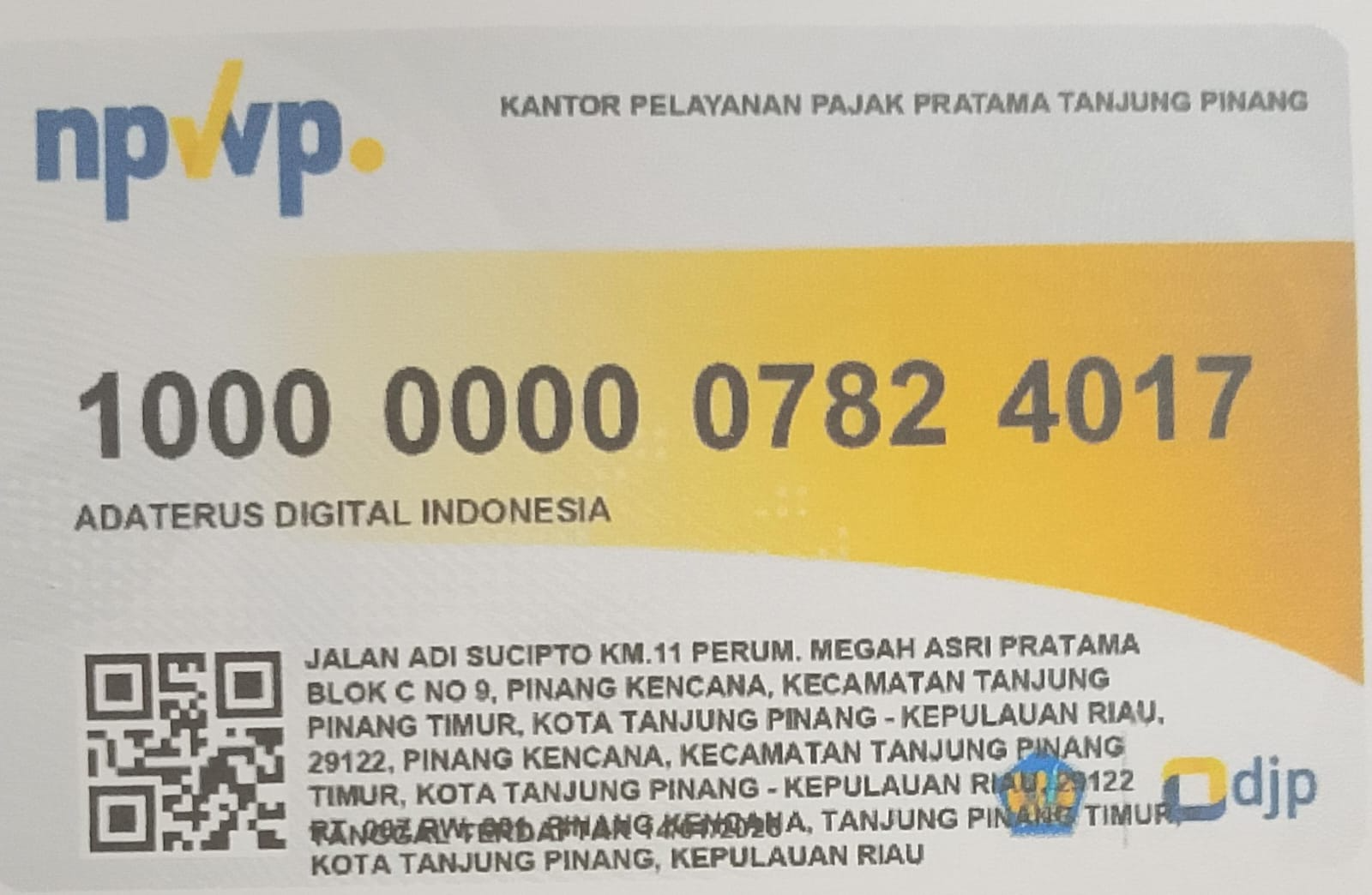 NPWP Perusahaan